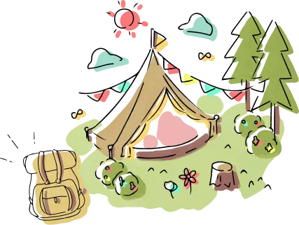 キャンプイラスト