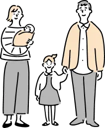ファミリーイラスト